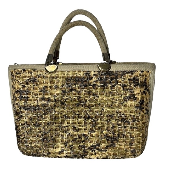 ITALY Made Woven Vintage Purse - Picture 1 of 11